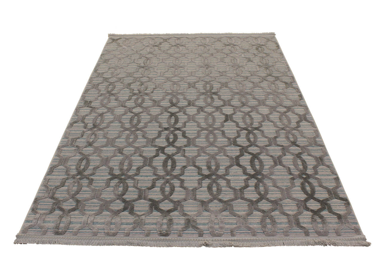 Турецкий ковёр из акрила (W6271/B38/85/L.GREY/D.GRE) 