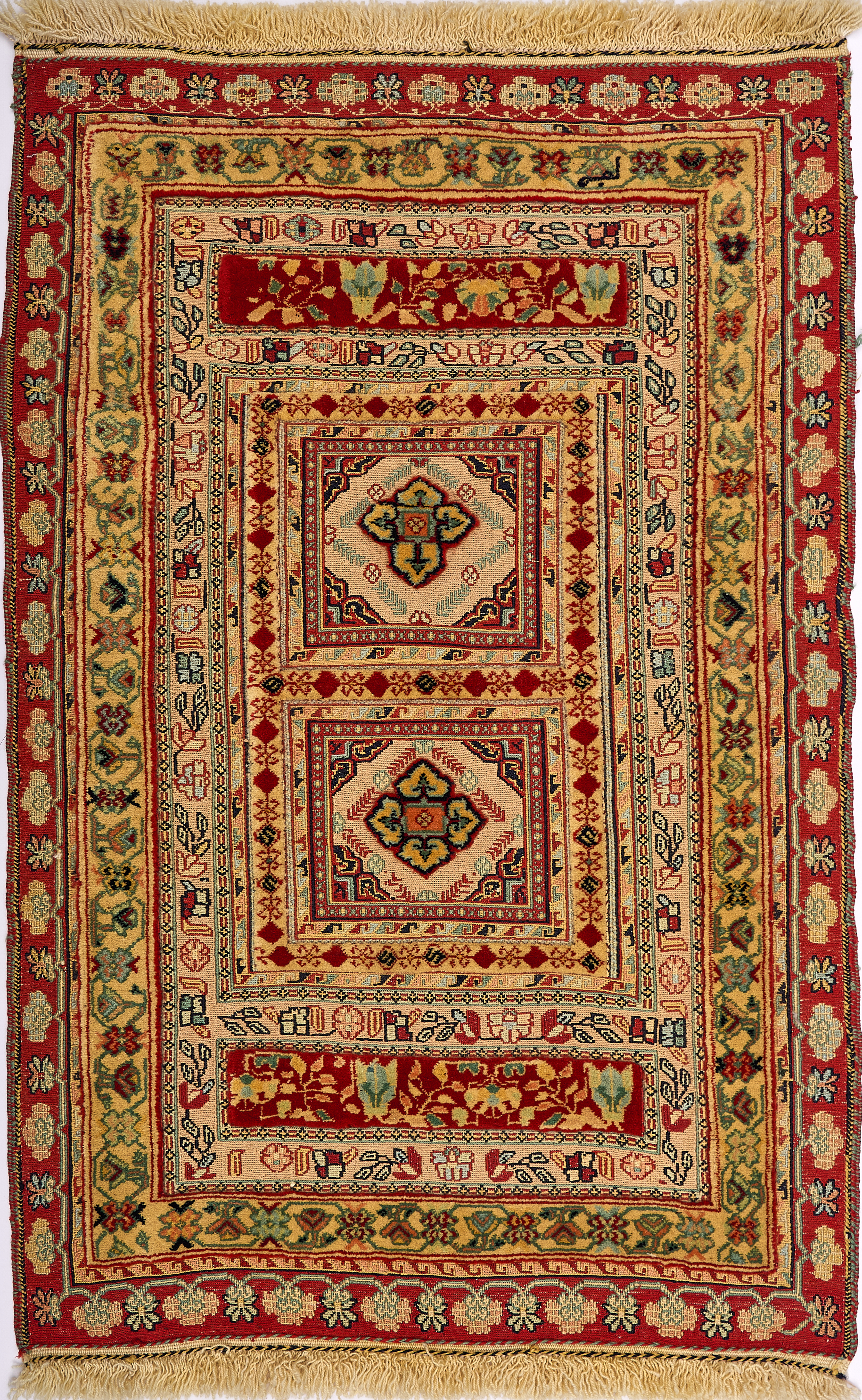 Иранский ковёр из шерсти  (12-268/124х81) 