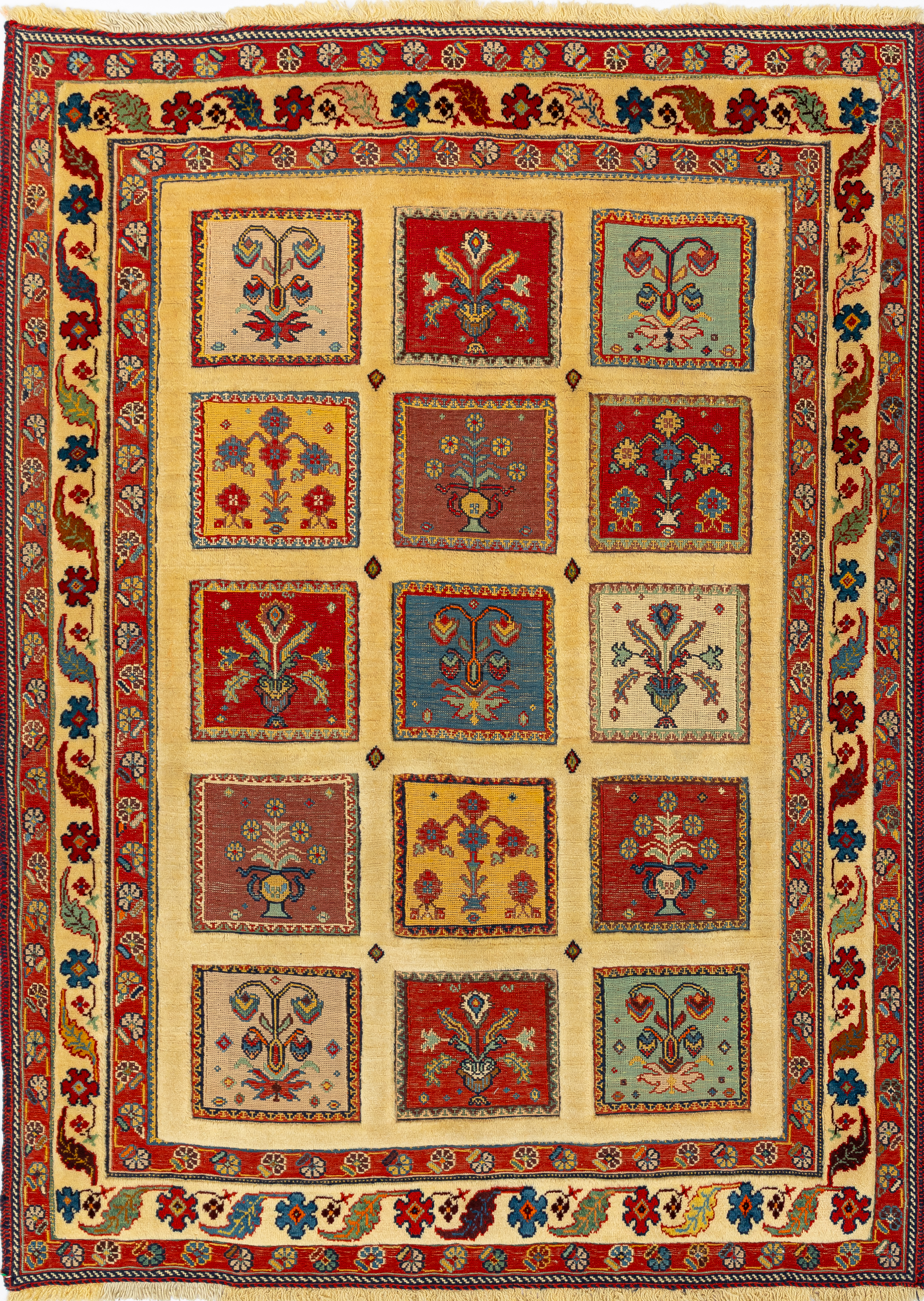 Иранский ковёр из шерсти  (15-2-04013/153x113) 