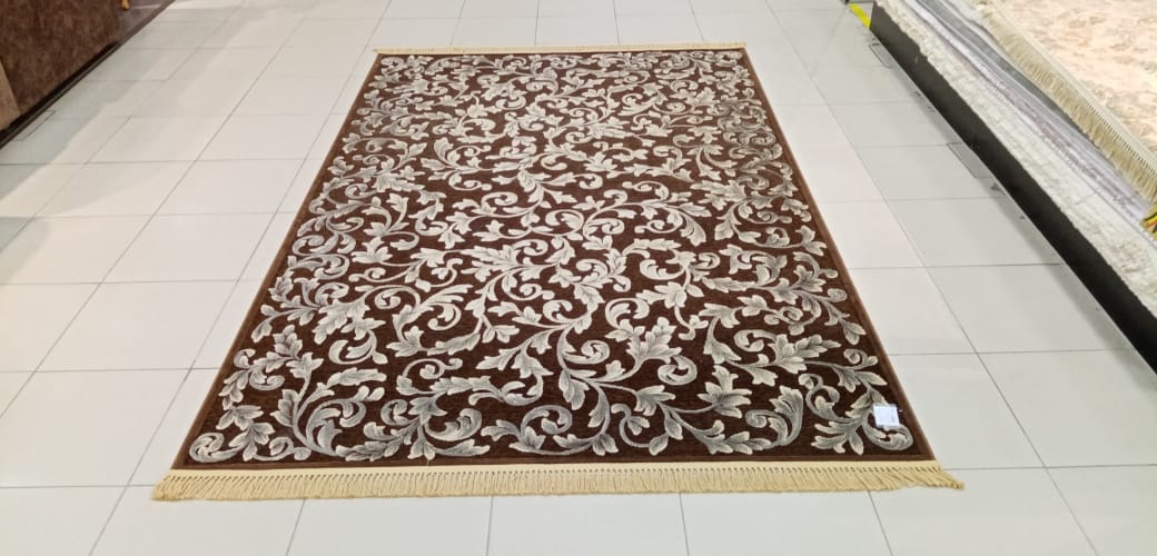 Бельгийский ковёр из вискозы (OVC018/BROWN/290x200) 