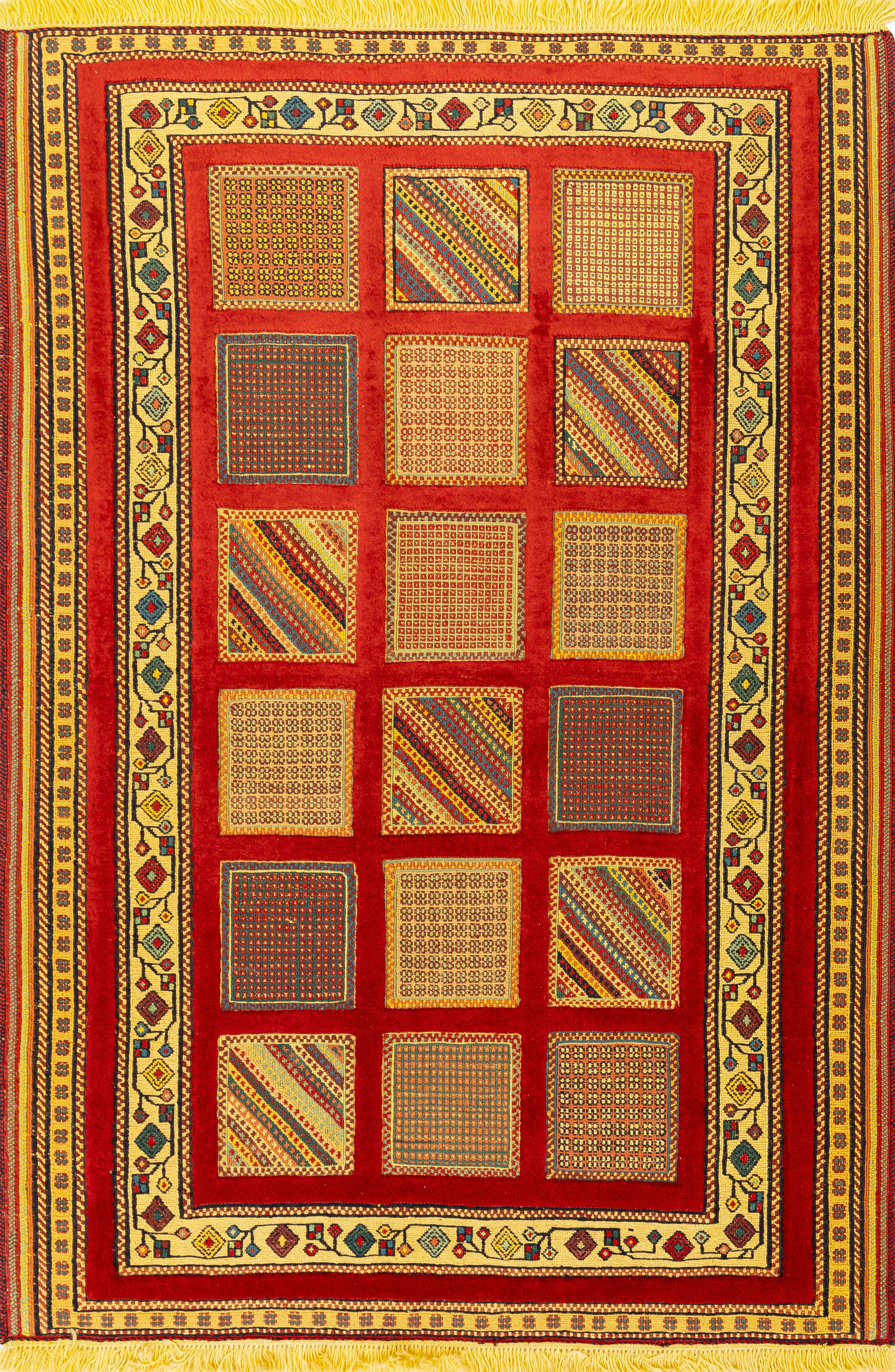 Иранский ковёр из шерсти  (13-299/161x110) 