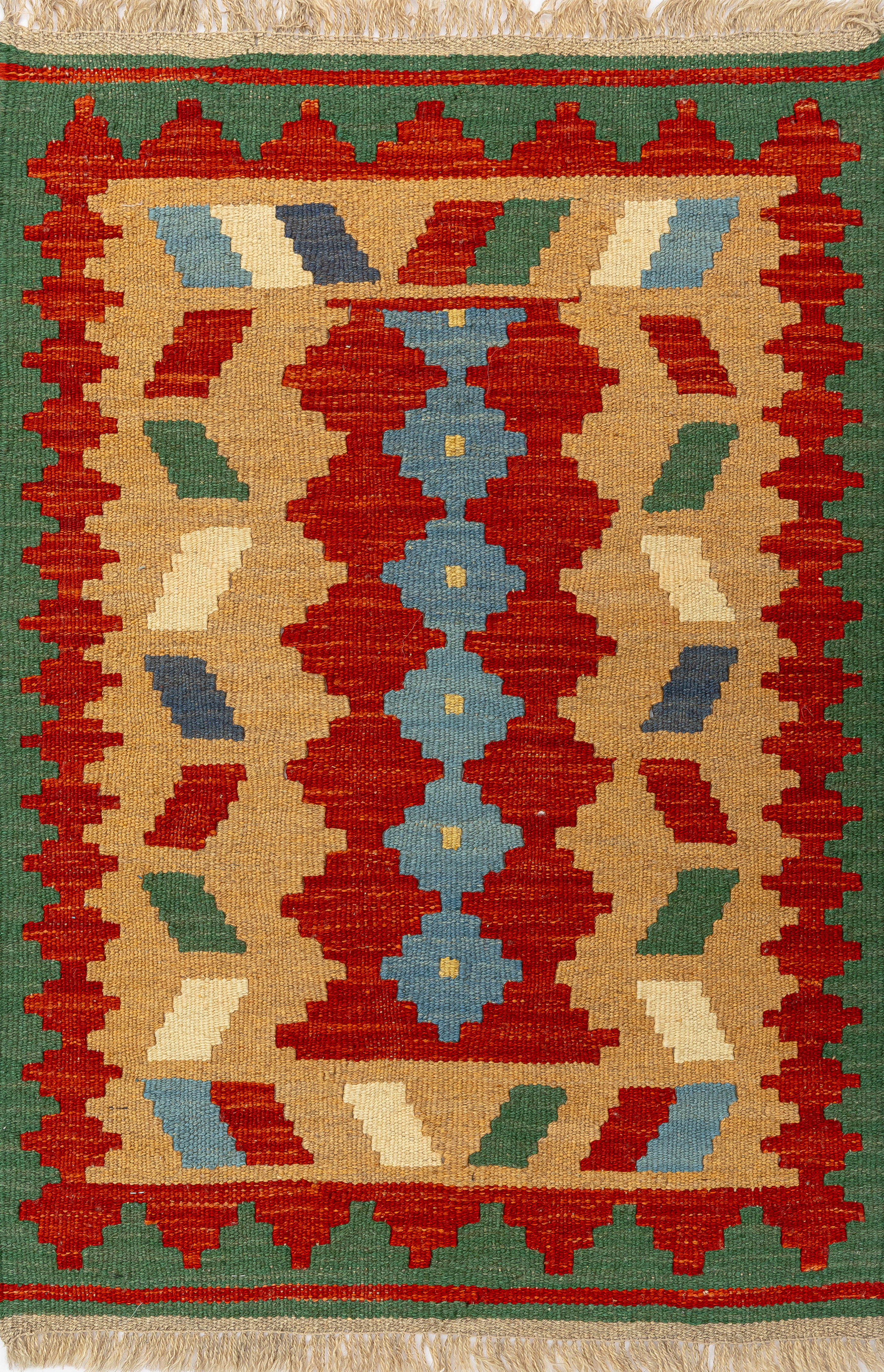 Иранский ковёр из шерсти  (17-0046016 /92x64)